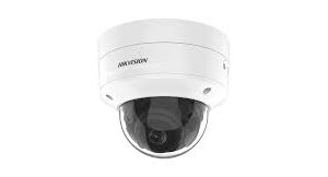 HIKVISION كاميرا شبكة (Network Camera) قبة (Dome) متغيرة البؤرة (Varifocal) آلية (Motorized) بدقة 4 ميجابكسل بتقنية AcuSense.